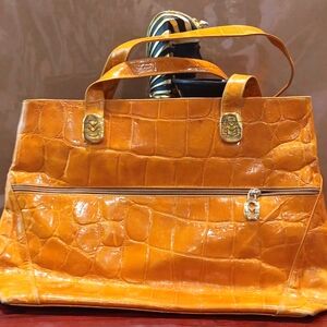 Vintage Marino Orlandi crocodile leather